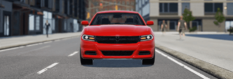 Image of a red car